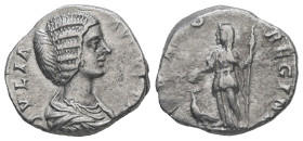Julia Domna, AD 193-217. AR Denarius. 2.90 g - 17.57 mm. Rome.
