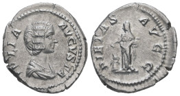 Julia Domna, AD 193-217. AR Denarius. 3.24 g - 20.41 mm. Rome.