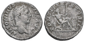 Caracalla, AD 198-217. AR Denarius. 2.71 g - 18.88 mm. Rome.