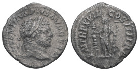 Caracalla, AD 198-217. AR Denarius. 2.00 g - 18.81 mm. Rome.