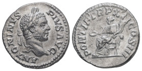 Caracalla, AD 198-217. AR Denarius. 2.19 g - 18.30 mm. Rome.
