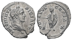 Caracalla, AD 198-217. AR Denarius. 2.40 g - 20.79 mm. Rome.