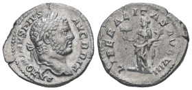 Caracalla, AD 198-217. AR Denarius. 2.44 g - 19.84 mm. Rome.