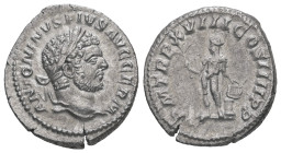 Caracalla, AD 198-217. AR Denarius. 2.90 g - 19.38 mm. Rome.