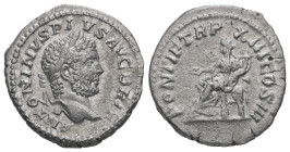 Caracalla, AD 198-217. AR Denarius. 3.07 g - 19.45 mm. Rome.