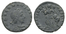 Arcadius. AD 383-408. AE. 1.14 g - 12.64 mm. Uncertain mint.