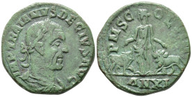 MOESIA SUPERIOR. Viminacium. Trajanus Decius (AD 249–251).
AE (28 mm, 16.01 g) CY 12 = AD 250/1.
IMP TRAIANVS DECIVS AVG Laureate, draped, and cuirass...