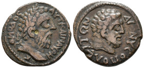 MOESIA INFERIOR. Dionysopolis. Commodus (AD 180–192).
AE (20 mm, 5.04 g) c. AD 184–190.
ΑΥΤ ΚΑΙ Μ ΑΥΡΗ Κ–ΟΜΟΔΟϹ Laureate head of Commodus right / ΔΙΟΝ...