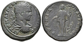 THRACE. Pautalia. Caracalla (AD 198–217).
AE (29 mm, 17.10 g). 
AYT K M AYP ϹЄΥ [ANTΩ]NEINOC Laureate, draped and cuirassed bust of Caracalla right, s...