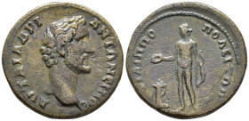THRACE. Philippopolis. Antoninus Pius (AD 138–161).
AE (26 mm, 9.57 g). 
ΑΥ Τ ΑΙ ΑΔΡΙ ΑΝΤΩΝЄΙΝΟϹ Bare head of Antoninus Pius right / ΦΙΛΙΠΠΟΠΟΛЄΙΤΩΝ N...