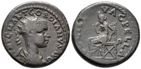 MACEDONIA. Pella. Gordianus III (AD 238–244).
AE (25 mm, 11.03 g) AD 238–late 239.
IMP C M ANT GORDIANVS AVG Radiate, draped and cuirassed bust of Gor...