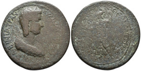 PONTUS. Amisus. Tranquillina, Augusta (AD 241–244).
AE (37 mm, 29.52 g) CY 272 = AD 241.
[Ϲ]ΑΒΙΝΙΑ ΤΡΑΝ–ΚΥΛΙΝΑ [ϹΑΙΒΑϹΤΗ] Diademed and draped bust of ...