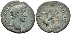 PISIDIA. Pappa Tiberia. Antoninus Pius (AD 138–161).
AE (27 mm, 6.36 g). 
ΑΥΤ ΚΑΙϹ ΑΔΡΙ ΑΝ–ΤΩΝЄΙΝΟϹ ϹЄΒ Laureate head of Antoninus Pius right / ΤΙΒЄΡΙ...