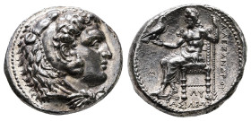 Kings of Macedon. Babylon. Alexander III "the Great" 336-323 BC. Struck under Philip III, circa 323-317 BC. Tetradrachm AR