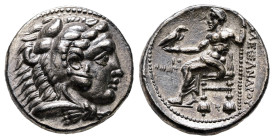 Kings of Macedon. Tyre. Philip III Arrhidaeus 323-317 BC. In the name and types of Alexander III. Struck under Laomedon. Dated RY 28 of 'Ozmilk=322/1 ...
