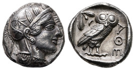 Attica. Athens circa 454-404 BC. Tetradrachm AR
