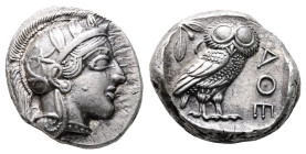 Attica. Athens circa 454-404 BC. Tetradrachm AR