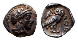 Attica. Athens circa 460 BC. Obol AR
