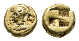 Mysia. Kyzikos circa 550-450 BC. Sixth Stater or Hekte EL