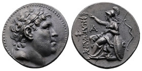 Kings of Pergamon. Pergamon. Eumenes I 263-241 BC. Struck in the name of Philetairos. Tetradrachm AR