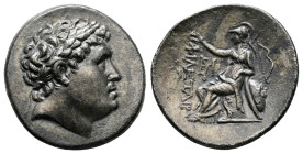 Kings of Pergamon. Pergamon. Attalos I 241-197 BC. In the name of Philetairos. Tetradrachm AR