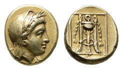 Lesbos. Mytilene circa 377-326 BC. Sixth Stater or Hekte EL