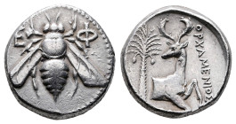 Ionia. Ephesos circa 390-325 BC. OPXAMENIOΣ (Orchamenios), magistrate. Tetradrachm AR