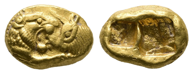Kings of Lydia. Sardeis. Kroisos 560-546 BC. 
Stater AV

16 mm, 8,05 g

For...