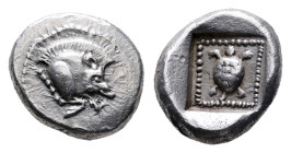 Dynasts of Lycia. Uncertain mint circa 490-430 BC. 1/3 Stater
