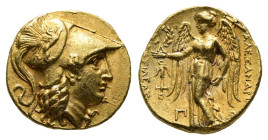Seleukid Kingdom. Babylon II mint. Seleukos I Nikator 312-281 BC. In the name and types of Alexander III of Macedon. Struck circa 311-300 BC. Stater A...