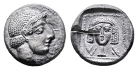 Philistia (Palestine). Azotos (Ashdod) circa 550-333 BC. Drachm AR