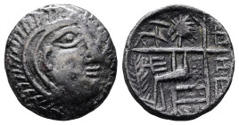 Arabia. Mleiha. Uncertain circa 100 BC-AD 100. Imitating Alexander III of Macedon. Tetradrachm BI
