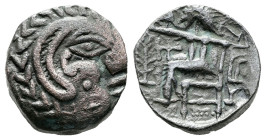 Arabia. Mleiha. Uncertain  circa 100 BC-AD 100. Imitating Alexander III of Macedon. Tetradrachm BI