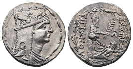 Kings of Armenia. Tigranocerta. Tigranes II "the Great" 95-56 BC. Tetradrachm AR
