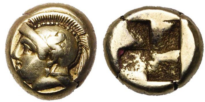 IONIE, PHOCEE, El. hecté, 477-388 av. J.-C. D/ T. casquée d'Athéna à g. Sous le ...