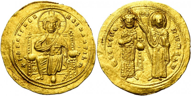 Romain III Argyre (1028-1034), AV histamenon, Constantinople. D/ Le Christ nimbé...
