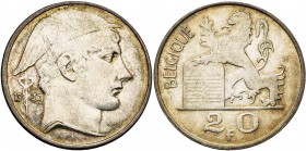 BELGIQUE, Royaume, Baudouin (1951-1993), AR 20 francs, 1955FR. Bogaert 3002. Très rare.
Très Beau