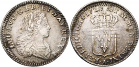 FRANCE, Royaume, Louis XV (1715-1774), AR tiers d'écu de France, 1720A, Paris. Réformation. Au portrait du petit louis d'argent. D/ B. jeune à d., l.,...