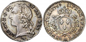 FRANCE, Royaume, Louis XV (1715-1774), AR dixième d'écu au bandeau, 1769AA, Metz. D/ T. à g., ceinte d'un bandeau. Différent: croissant. R/ Ecu de Fra...