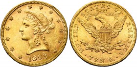 ETATS-UNIS, AV 10 dollars, 1893. Fr. 158.
presque Superbe