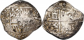 PEROU, Philippe II (1556-1598), AR 8 reales, s.d., Lima. C.C.T. 233. 26,38g Rare.
Beau à Très Beau