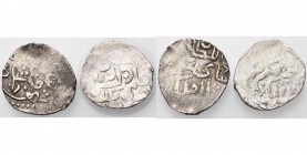 GOLDEN HORDE (JUJID), Shadi Beg (AD 1401-1407/AH 803-810) lot of 2 silver dirhams: Kwarizm, AH 808 (very rare); Qrim al-Jadida, AH 809. Album 2053, 20...
