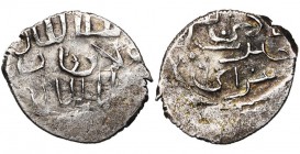 GOLDEN HORDE (JUJID), Pulad Khan (AD 1407-1411/AH 810-816) with Shadi Beg (AH 803-810), AR 1/2 dirham, AH 806, Saray al-Jadida. Album cf. 2055. 0,73g....