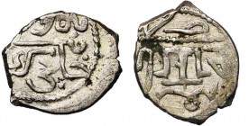 GIRAY KHANS, Mengli Giray (AD 1467-1515/AH 872-921) AR akçe, AH 901, Kaffa. Ret. 150. 0,66g Some encrustation on reverse.
Very Fine