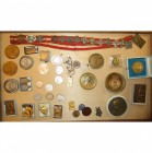 BELGIQUE, lot de 48 médailles, dont: 1844, Hart, Pose de la première pierre de l'entrepôt; 1888, J. Maire, Exposition internationale des sciences et d...