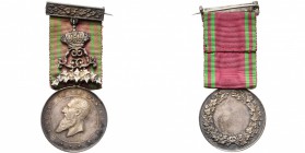 BELGIQUE, décoration pour les employés de la Maison royale et des Maisons des membres de la famille royale, médaille de 2e classe en argent (28 mm), t...