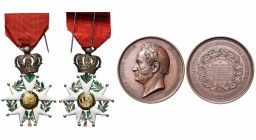 FRANCE, Ordre de la Légion d’honneur, étoile de chevalier du modèle de la monarchie de Juillet (1830-1848), en argent (45 mm), avec anneau cannelé et ...