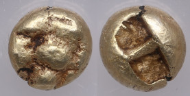 Ionia (Uncertain mint) Electrum Hecte (c.650-600 BC) - NGC Ch F
Strike: 4/5, Surface: 4/5. Lydo-Milesian standard. Obv.: Globular surface with an unc...