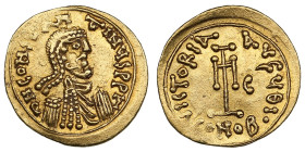 Byzantine Empire (Syracuse) AV Tremissis ND (c. 649-655) - Constans II (641-668)
1.44g. 15mm. UNC/UNC. A charming specimen with bright, attractive lu...