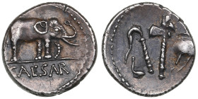 Roman Republican & Imperatorial (Military mint traveling with Caesar) AR Denarius ND (April-August 49 BC) - Julius Caesar (49-44 BC)
3.80g. 18mm. AU/...